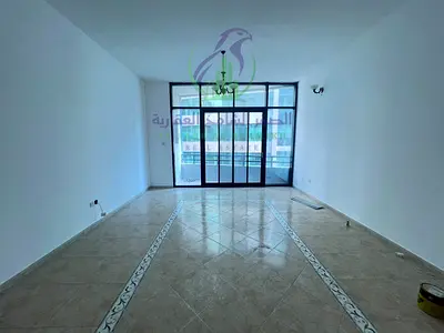 Three Bedroom Apartment for Annual Rent in Al Majaz 3 Sharjah with Master Bedroom Master Maid Room Balcony Free AC and Free Parking
