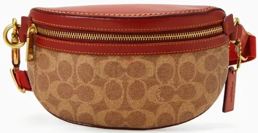 Coach bethany belt bag in signature canvas