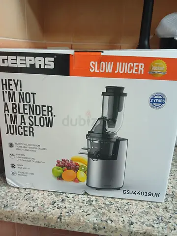 Geepas GSJ44019UK Slow Juicer - Brand New in Box