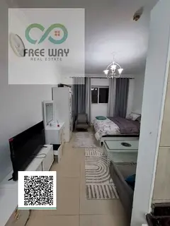 🏠 Furnished studio for monthly rent – Ajman 📍 Al Yasmeen Towers – Al Jurf 2 📍 Opposite