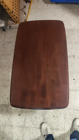 Solid Wood Side Table / Coffee Table - Dark Brown, Good Condition