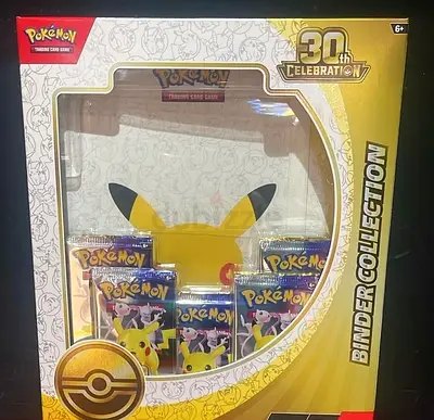 Pokémon 30th Celebration Binder Collection with Booster Packs (Brand New)