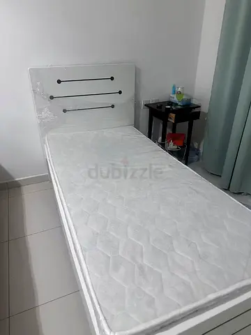 Single bed 95% new without mattress