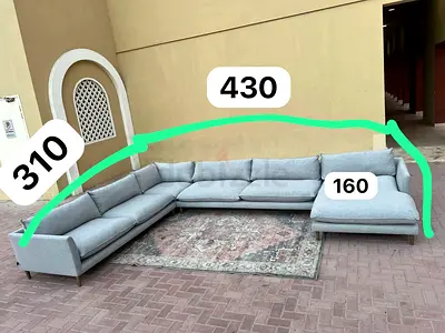 2XL Home U shape Sofa Excellent condition
