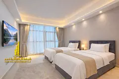 The most luxurious 1 room and hall, with balcony open view, Fully Furnished New, With a gym, swimmin