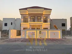 Classic-style villa for sale in Al Zahia, Ajman | Located on a main road | Large setback | 4 bedroom