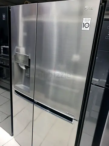 Lg brand Stainless Steel Double Door Refrigerator with Water Dispenser - Good Condition