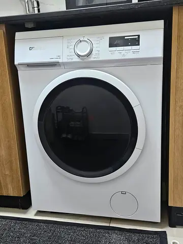White Front-Load Clothes Dryer in Good Condition