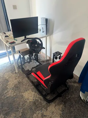 Racing simulator seat