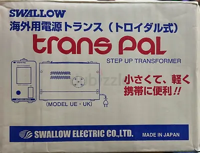 SWALLOW Trans Pal 1500 Step Down Transformer. Made in Japan