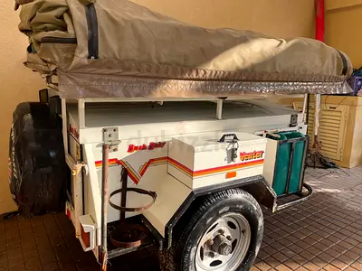 Camping Trailer with Tent