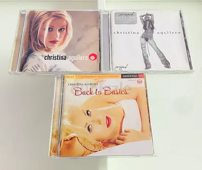 3 Christina Aguilera Music CD’s