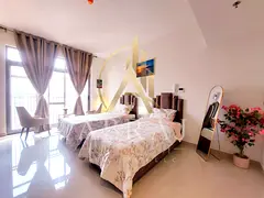 Luxury studio apartment with gym pool cover parking Al zahia city canter Sharjah