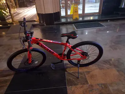 Red cycleAlloy 26" Mountain Bike - Good Working Condition