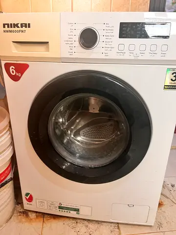 Nikai 6kg Front Load Washing Machine - Used, drum faulty  no other issues