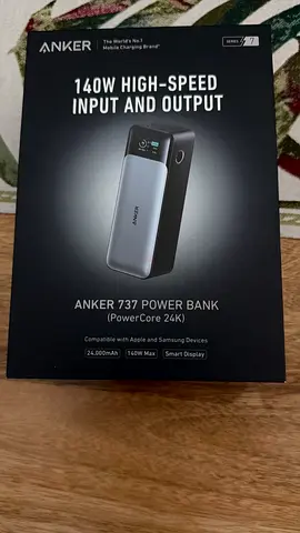Anker 737 Power Bank (PowerCore 24K) 140W - Brand New