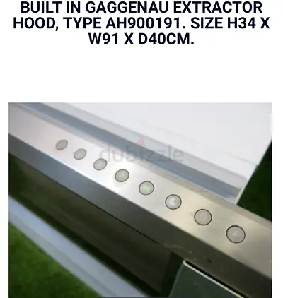 Built-in Gaggenau Extractor Hood AH900191 - 91cm