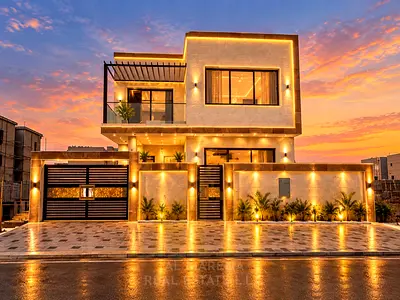 With a down payment of less than 10%, own a high-end 5-bedroom villa in Al Yasmeen, Ajman—freehold ownership—at an exceptional price that includes reg