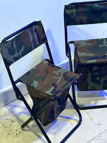 Foldable Camo Hunting/Outdoor Chair - Lightweight Metal Frame