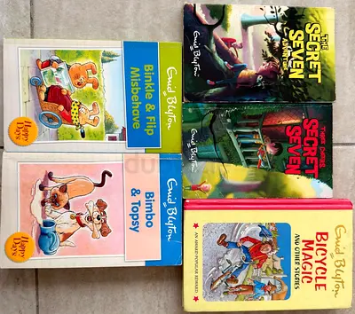 Collection of 5 Children's Books including Enid Blyton classics and The Secret Seven
