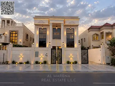 Experience luxury and stability in a spacious villa in Al Muwaihat, Ajman, close to schools, mosques, and daily amenities.