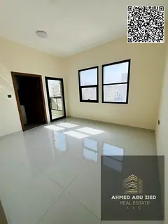 Annual Rent | Brand New Studio in Al Jurf 3, Ajman. Spacious layout with balcony and open view in a