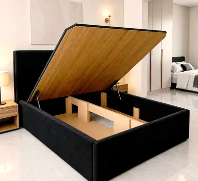 Brand-new Queen size Hydrolic Storage bed Available