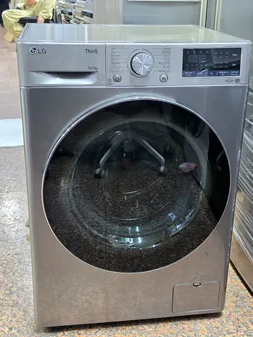 LG Front Load Washer Dryer Combo (10/7kg) - Silver, Good Condition