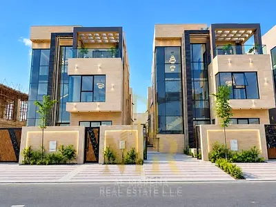 Turnkey Villa | Two Floors & Roof | 6 Master Bedrooms | Majlis & 2 Living Rooms | Price Includes Electricity, Water, Air Conditioning, and Ownership F
