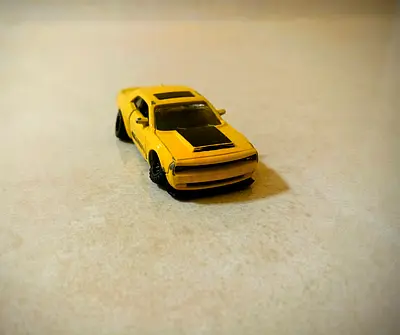 Dodge yellow and black 1/64 scale