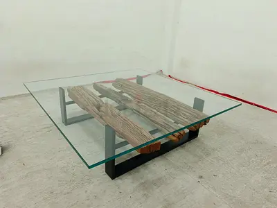 Marina home solid quality glass Coffee table