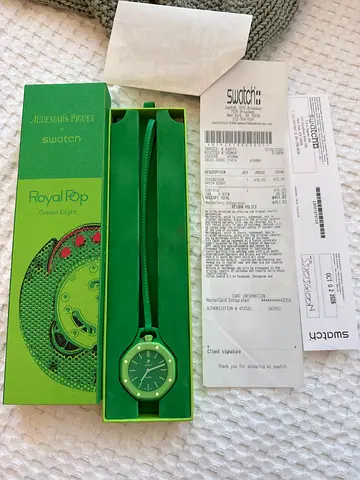 AP x Swatch Royal Pop Green Eight