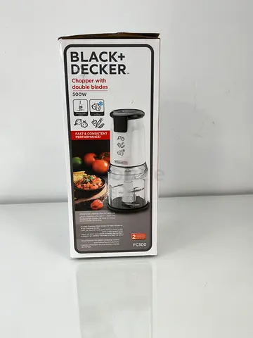Black+Decker 500W Electric Chopper FC300 - Unused in Box