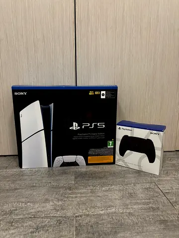 BRAND NEW! Sealed PS5 Slim 1TB + extra controller, under 1-year warranty + receipt. FIXED PRICE!