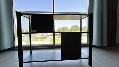 Black 3-Tier Open Shelf Unit - Excelent Condition