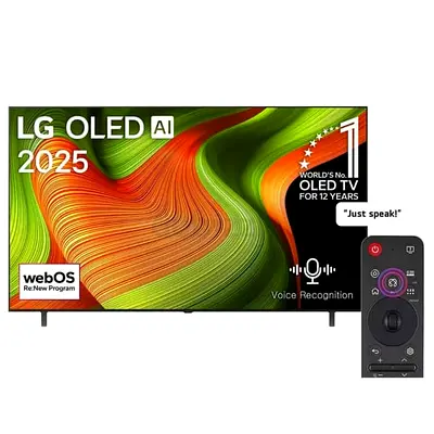 LG 77″ OLED AI B5 4K 120Hz Smart TV AI Magic remote Dolby webOS25 2025-OLED77B56LA-AMAG