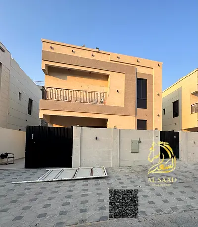 فيلا فاخرة للبيع في الباهية – عجمان | أول ساكن | 5 غرف ماستر فيلا جديدة جاهزة للسكن في منطقة الباهية الهادئة بعجمان، بتصميم عصري ومساحات واسعة
