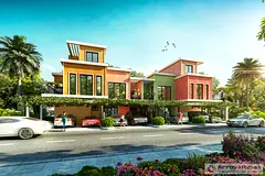 Townhouse near to water first row vastu unit handover stage
