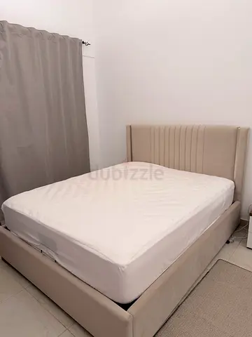 USed 4 Months only- Hydraulic storage queen bed - good condition- Negotiable price