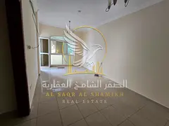 One-bedroom apartment with a living room for annual rent in Al-Qulai'ah; features a balcony and two