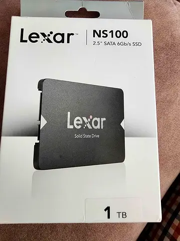 Lexar 1TB NS100 SSD 2.5” SATA III Internal Solid State Drive, Up to 550MB/s Read, Gray.