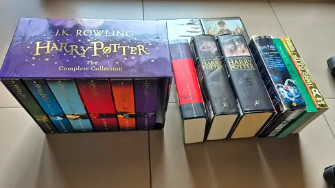 Harry Potter book collection - box set and individual hardbacks (used)
