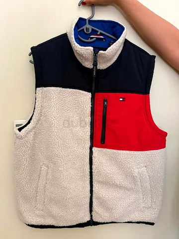 Tommy Hilfiger Sherpa Fleece Vest - Men's Size L