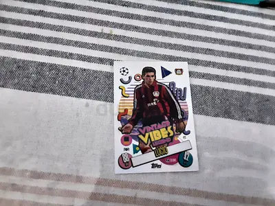 Vintage Topps 'Vibes' Football Sticker - Lucho (AC Milan?)
