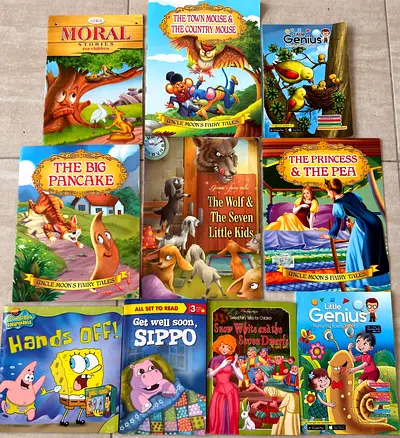 Collection of 10 Children's Story Books - Fairy Tales and Early Readers