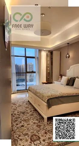 One bedroom and a living room for sale in Gulfa Tower