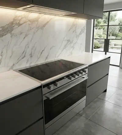 Siemens 90x60Cm Electric Cooker With Oven, 5-Zone Hob