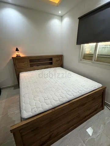 King Size Bed Frame with Storage and Mattress