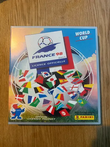 Panini 1998 Worldcup Album Full stickerset unpasted