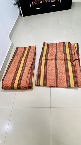 Curtains with cotton shades